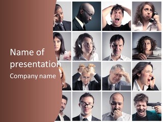 Success  Scream PowerPoint Template