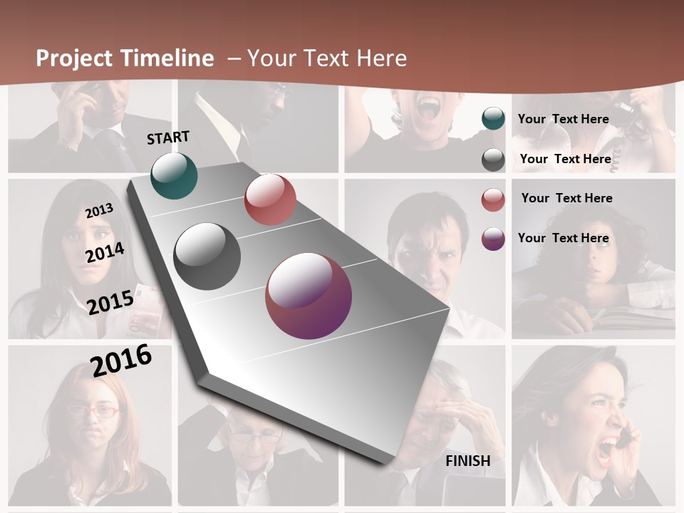 Success  Scream PowerPoint Template