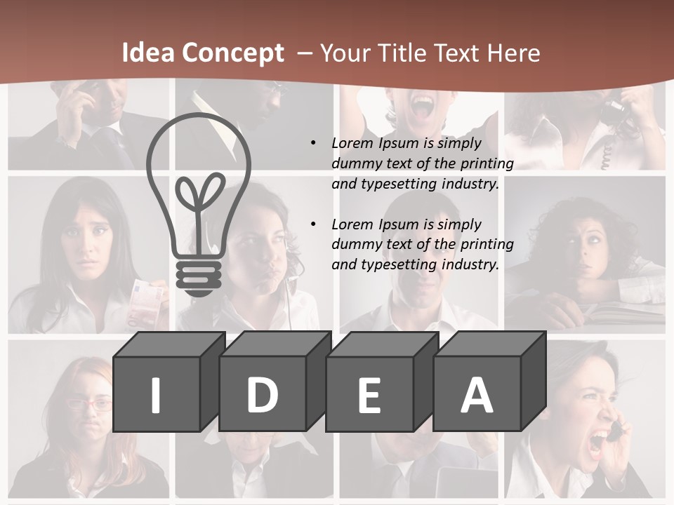 Success  Scream PowerPoint Template