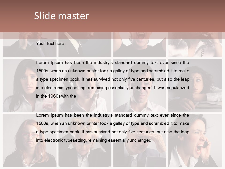 Boredom  Suicide PowerPoint Template