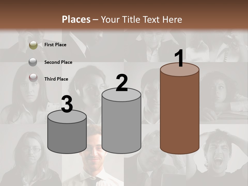 People Staff Man PowerPoint Template