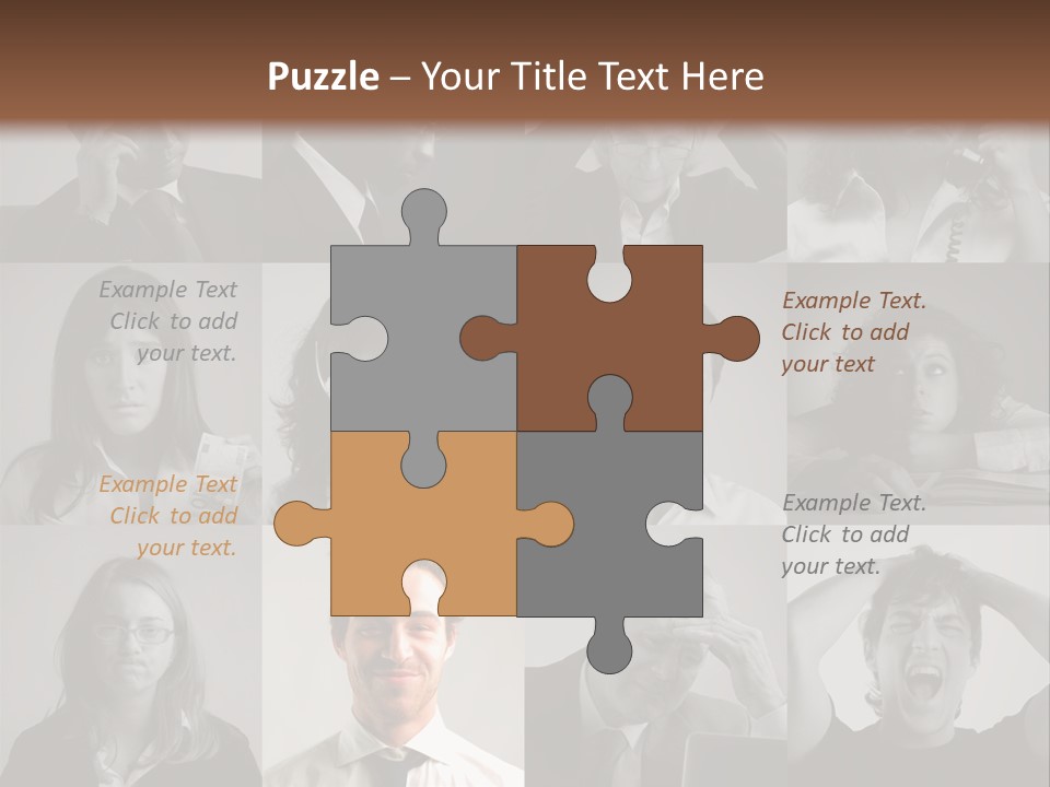 People Staff Man PowerPoint Template