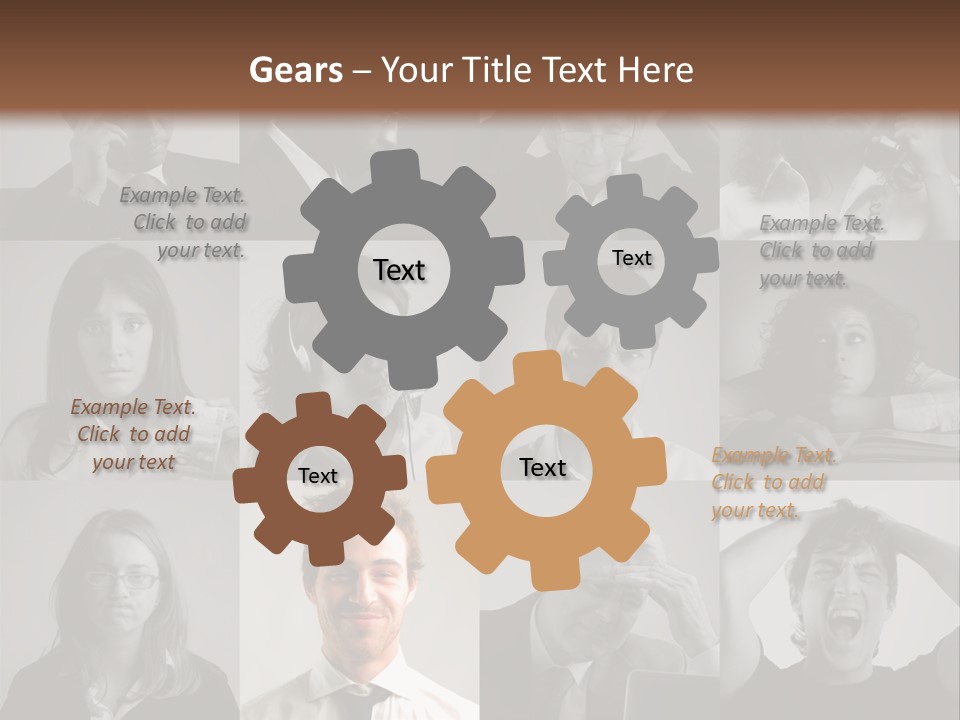 People Staff Man PowerPoint Template