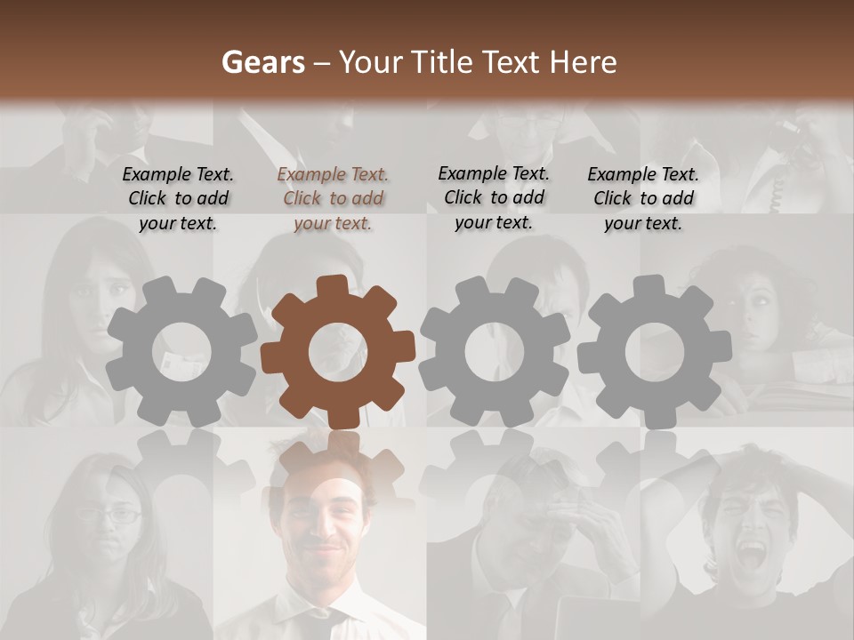 People Staff Man PowerPoint Template