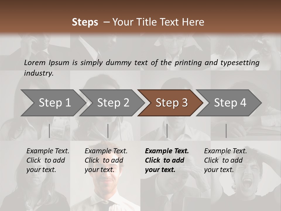 People Staff Man PowerPoint Template