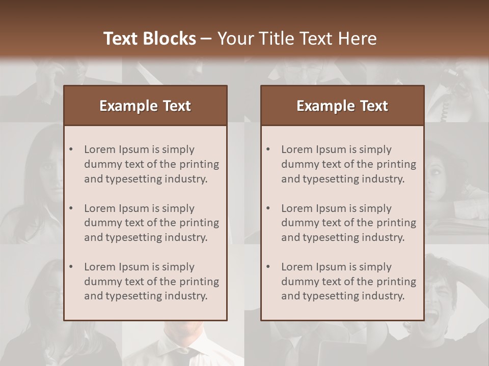 People Staff Man PowerPoint Template