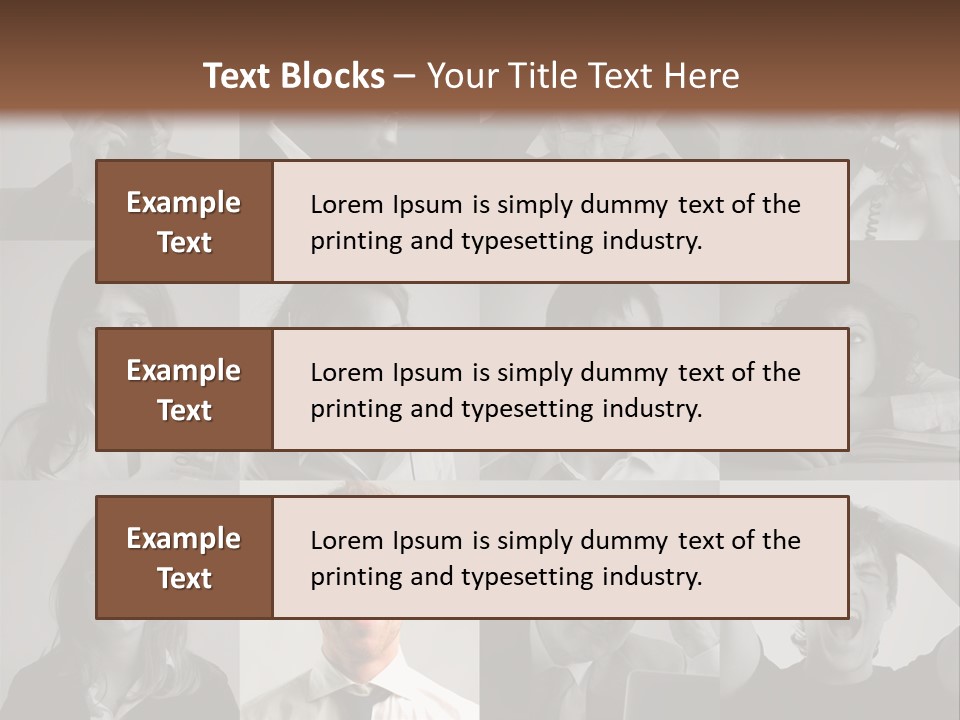 People Staff Man PowerPoint Template