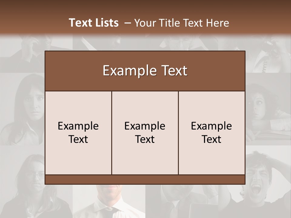 People Staff Man PowerPoint Template
