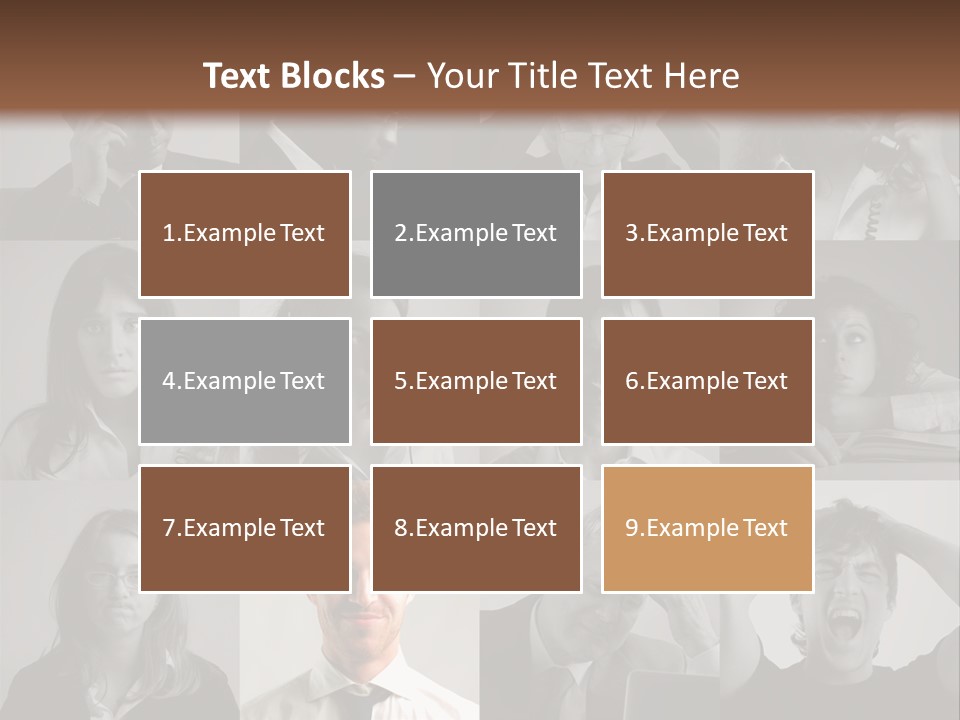 People Staff Man PowerPoint Template