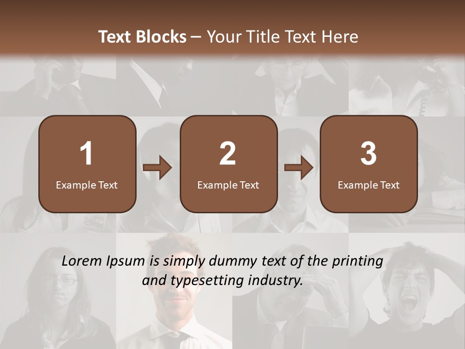 People Staff Man PowerPoint Template