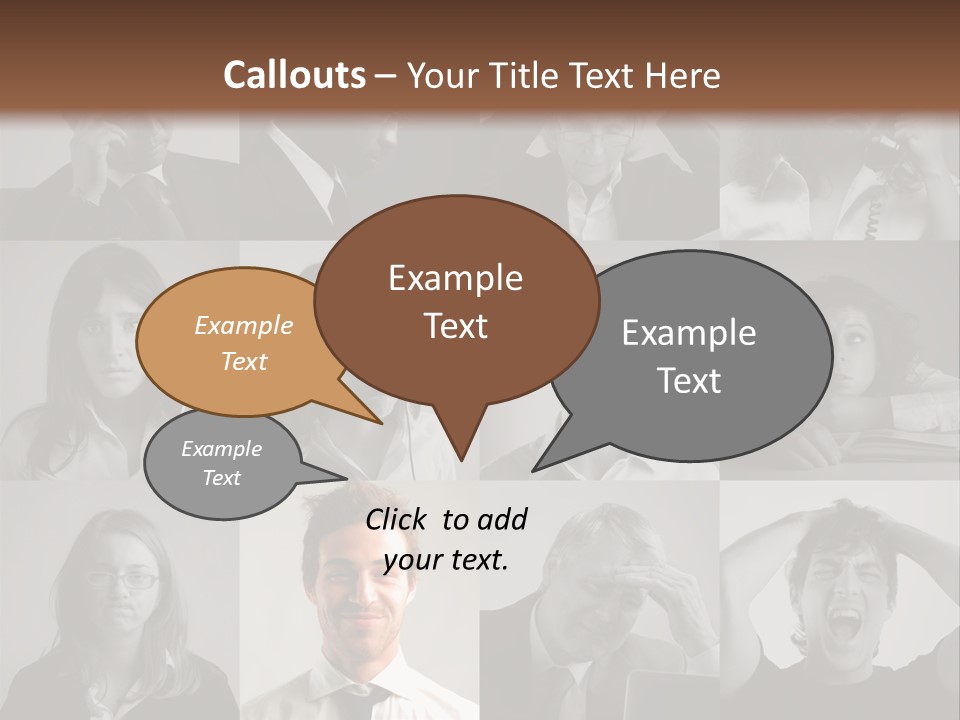 People Staff Man PowerPoint Template