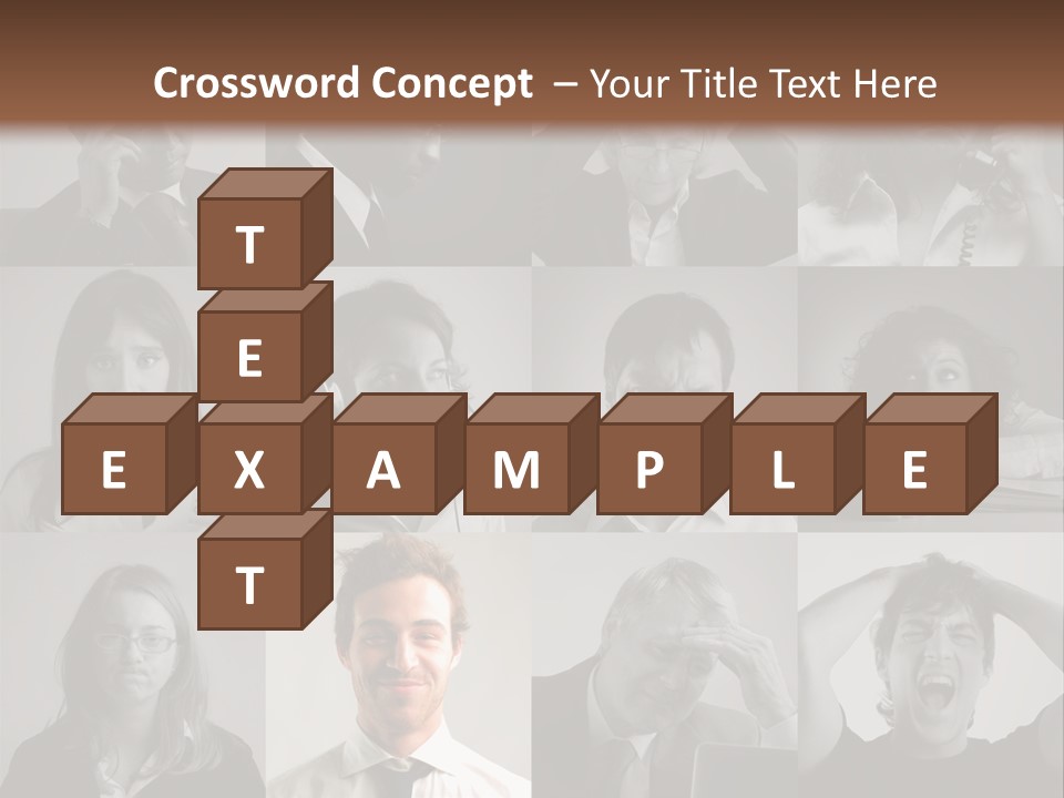 People Staff Man PowerPoint Template