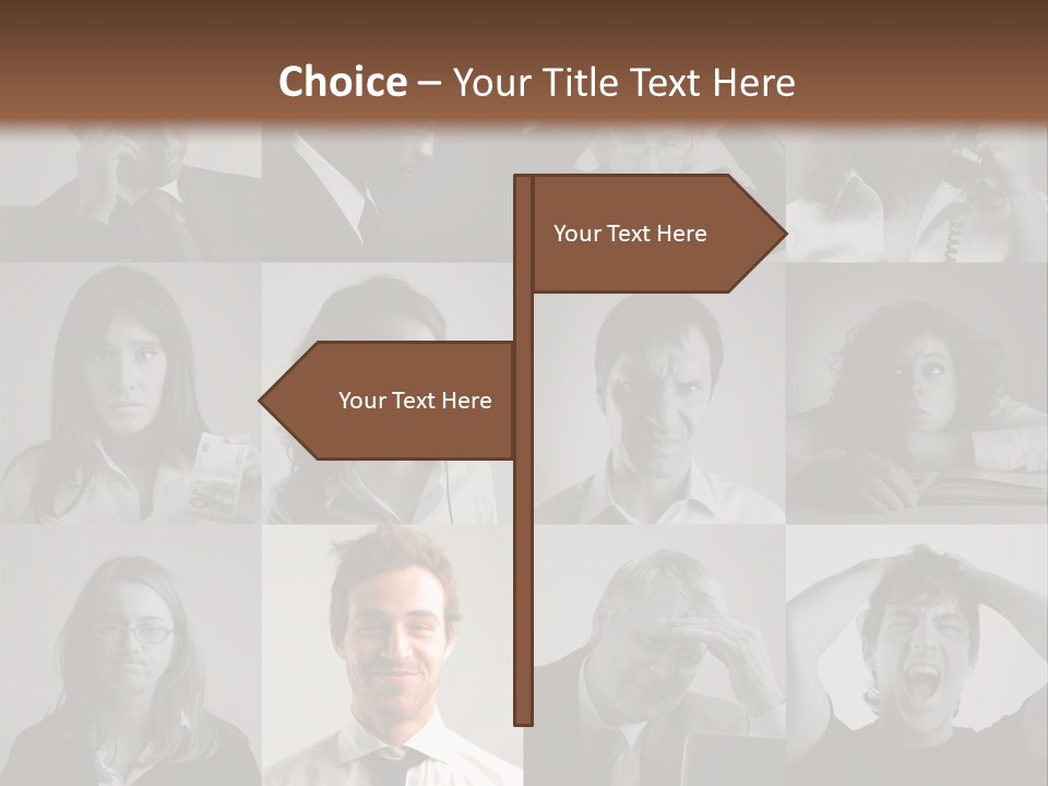 People Staff Man PowerPoint Template