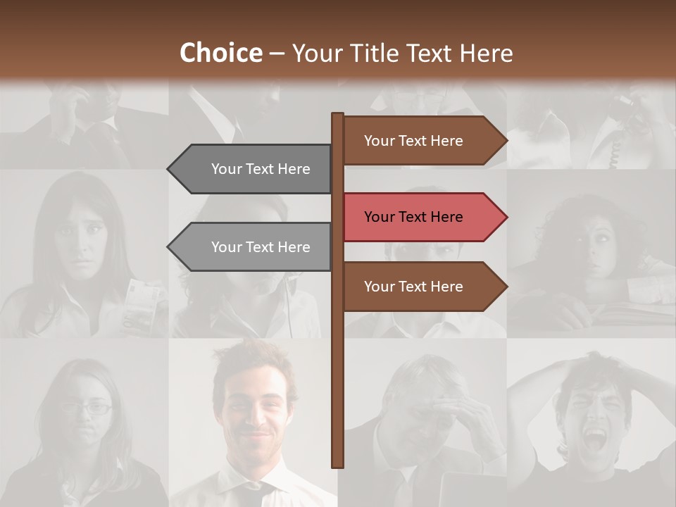 People Staff Man PowerPoint Template