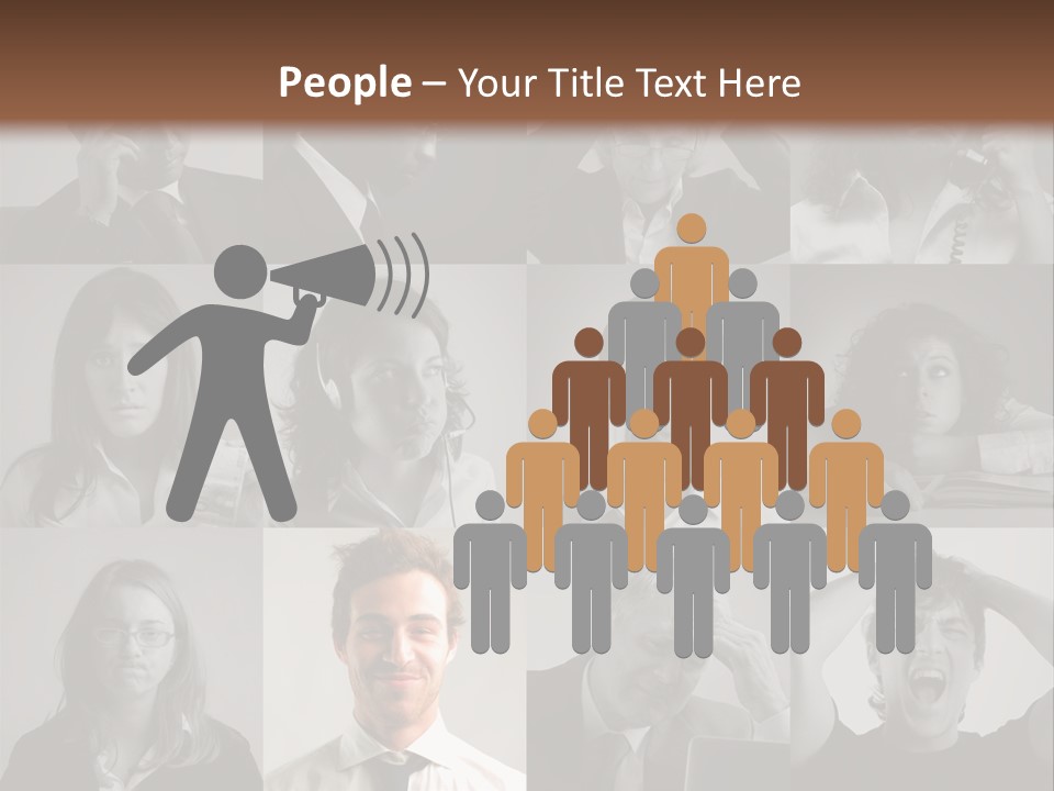 People Staff Man PowerPoint Template