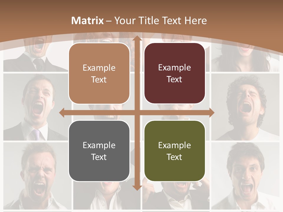 Senior Rage Fury PowerPoint Template