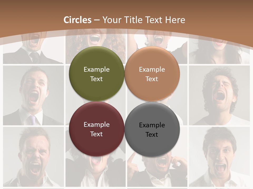 Senior Rage Fury PowerPoint Template