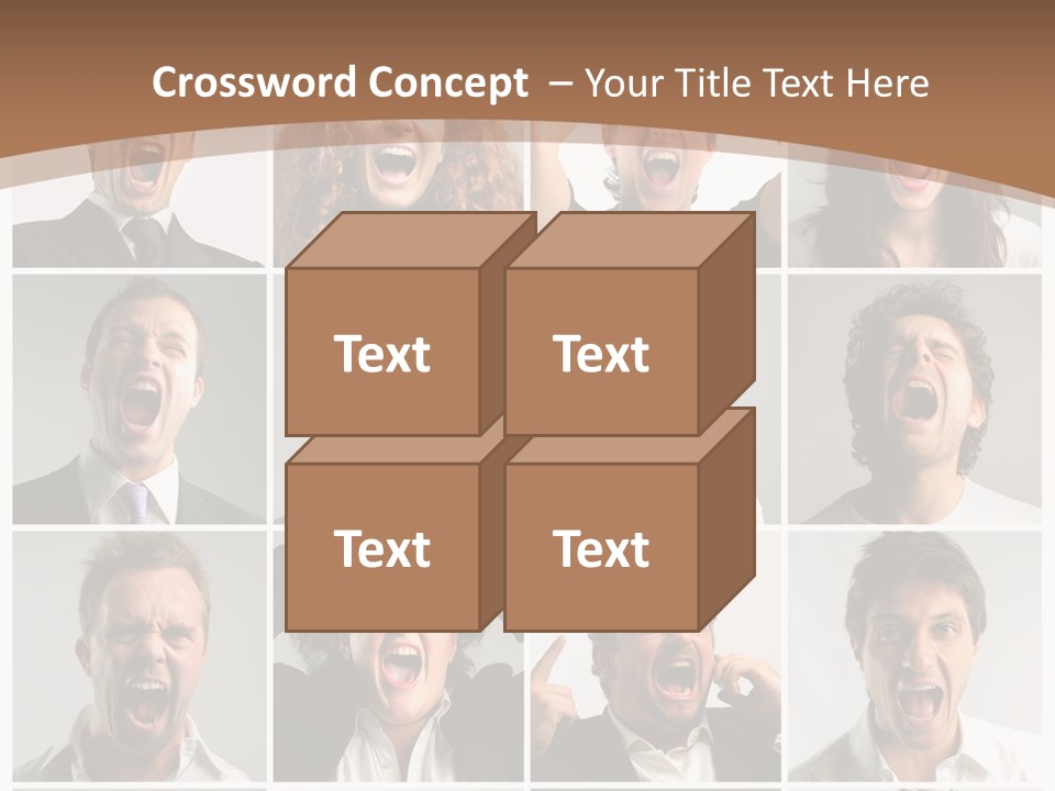 Senior Rage Fury PowerPoint Template