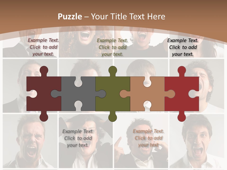 Senior Rage Fury PowerPoint Template