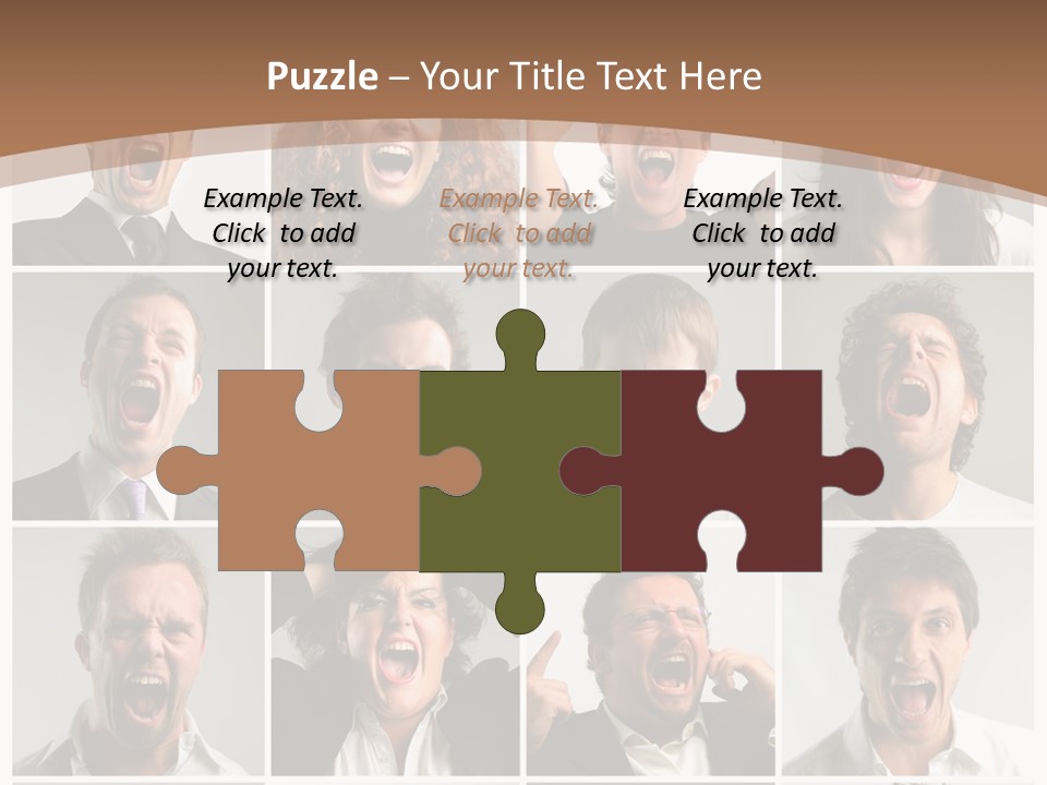 Senior Rage Fury PowerPoint Template