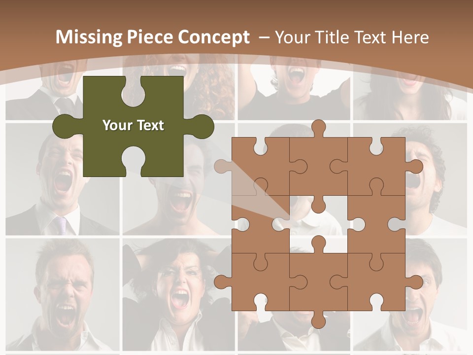 Senior Rage Fury PowerPoint Template