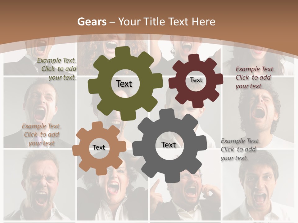 Senior Rage Fury PowerPoint Template