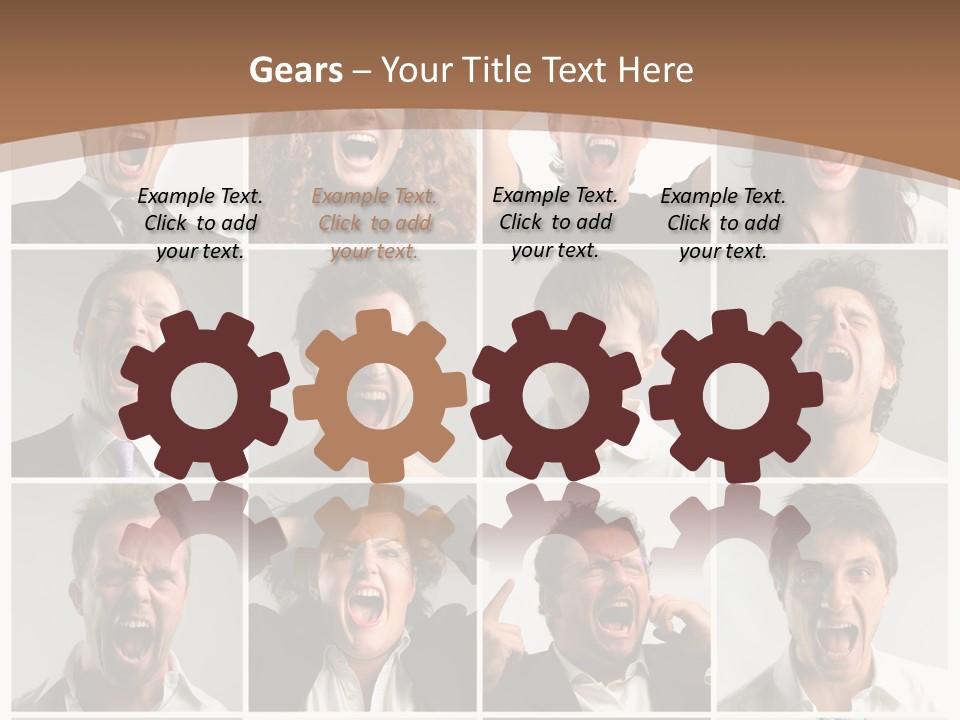Senior Rage Fury PowerPoint Template