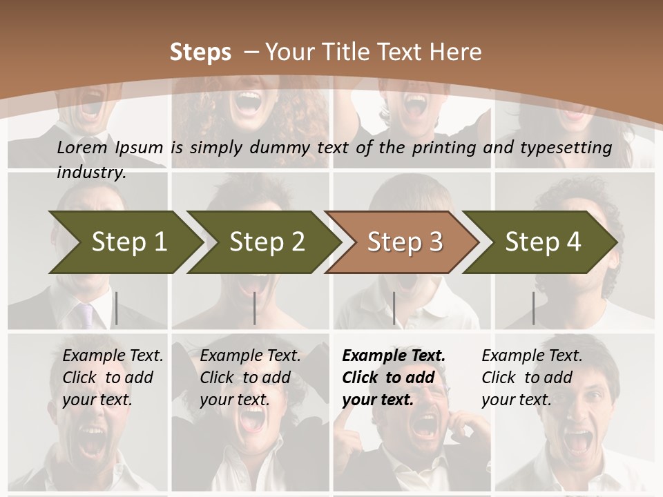 Senior Rage Fury PowerPoint Template