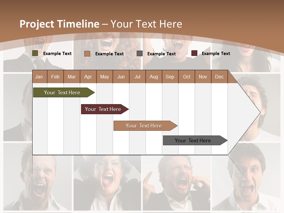 Senior Rage Fury PowerPoint Template