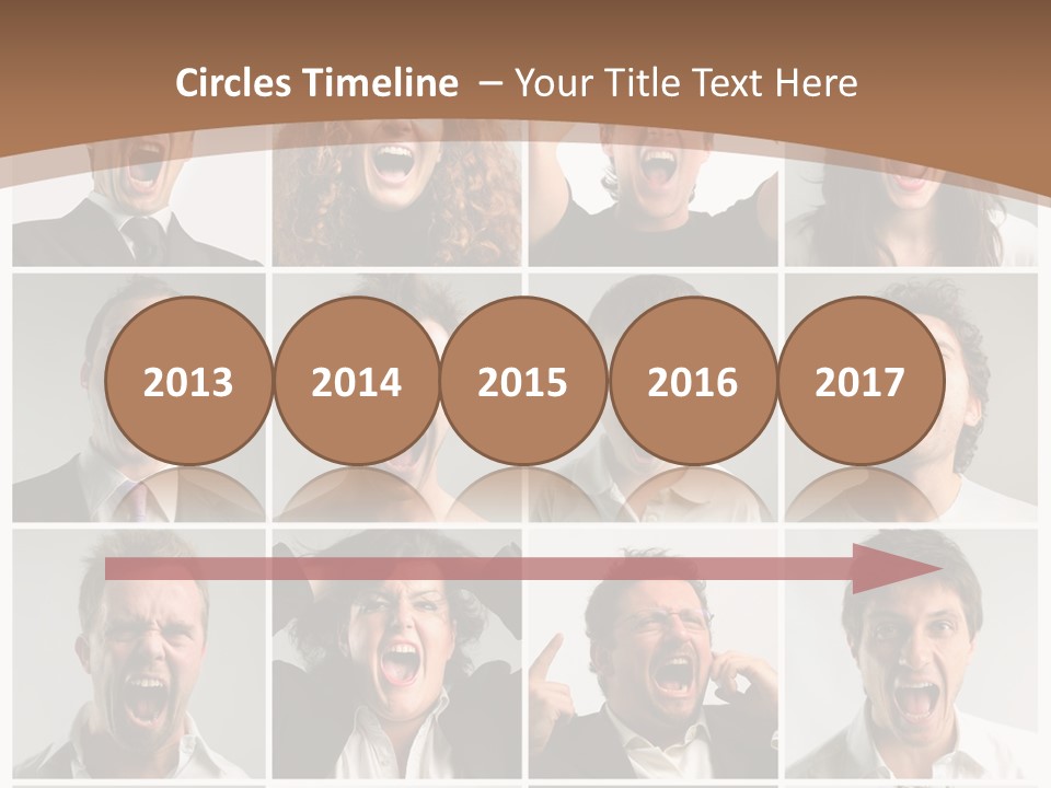 Senior Rage Fury PowerPoint Template