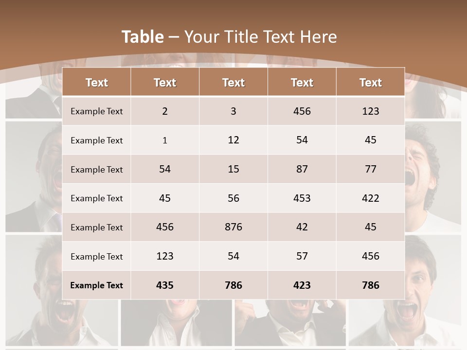 Senior Rage Fury PowerPoint Template
