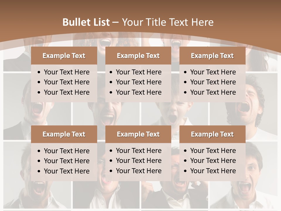 Senior Rage Fury PowerPoint Template