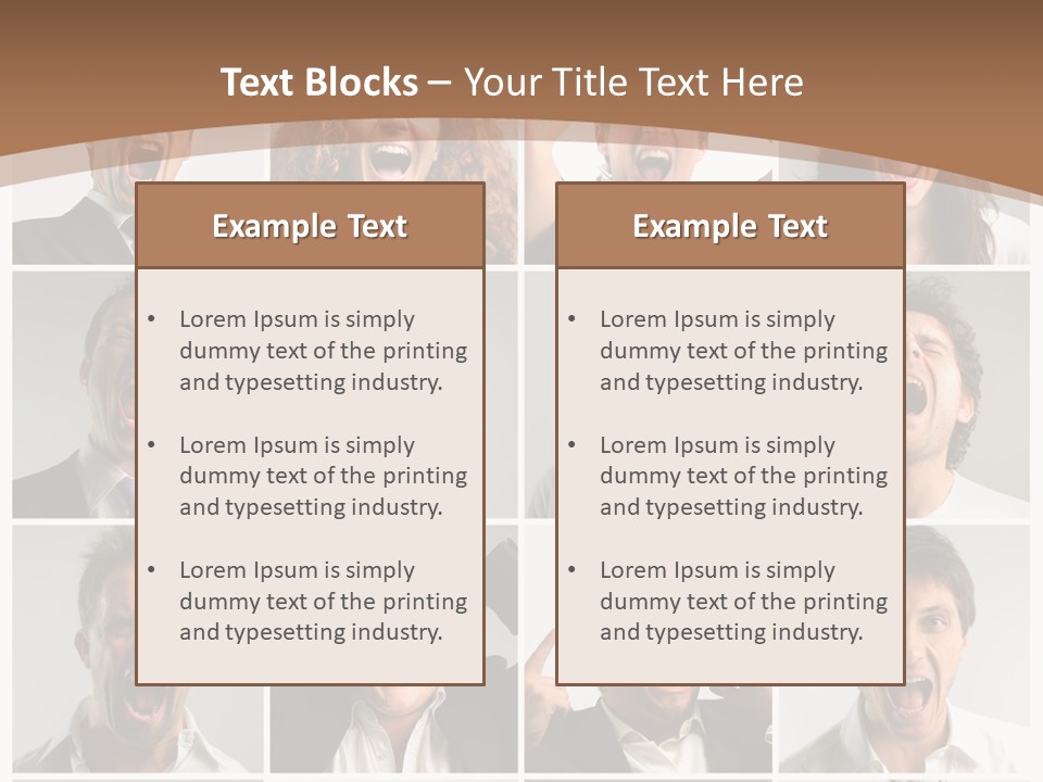 Senior Rage Fury PowerPoint Template