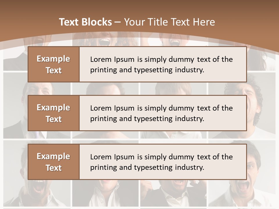 Senior Rage Fury PowerPoint Template