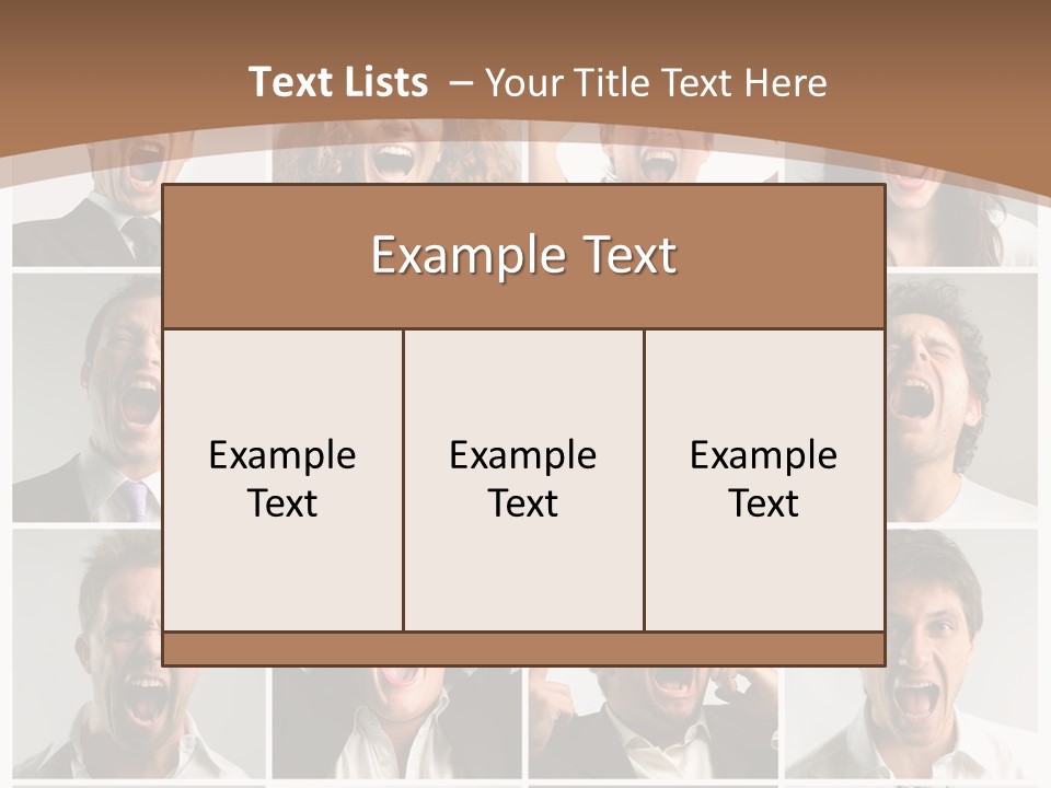 Senior Rage Fury PowerPoint Template