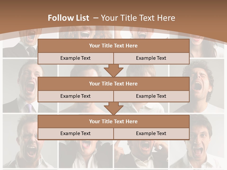 Senior Rage Fury PowerPoint Template