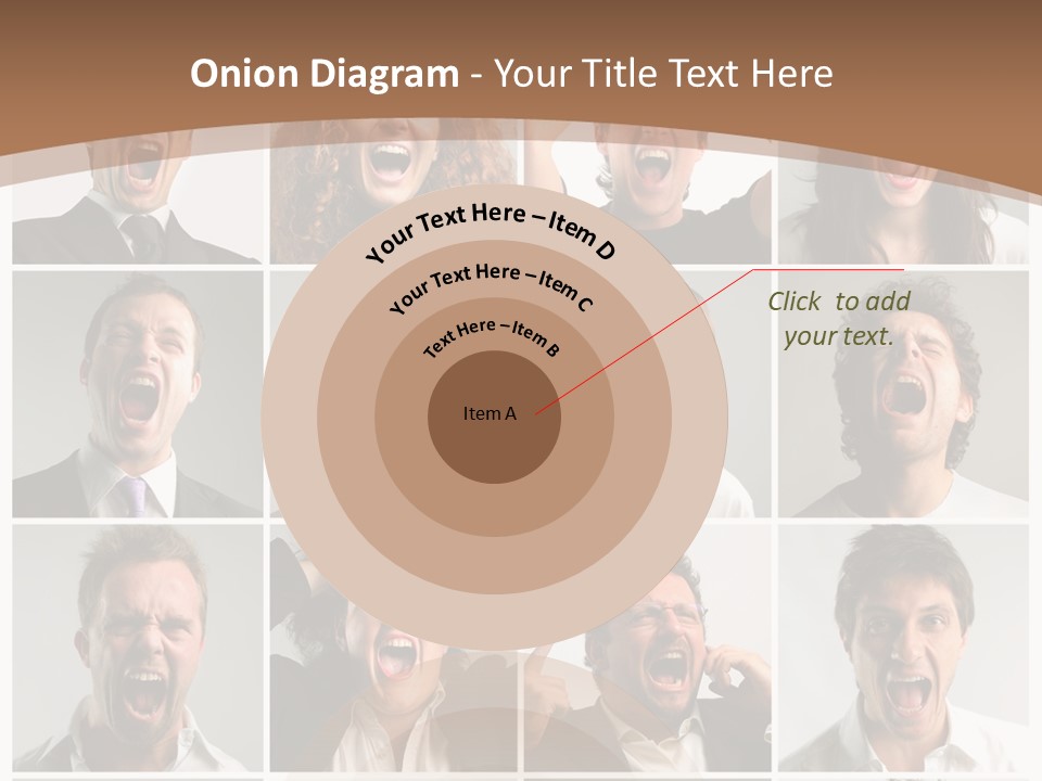 Senior Rage Fury PowerPoint Template