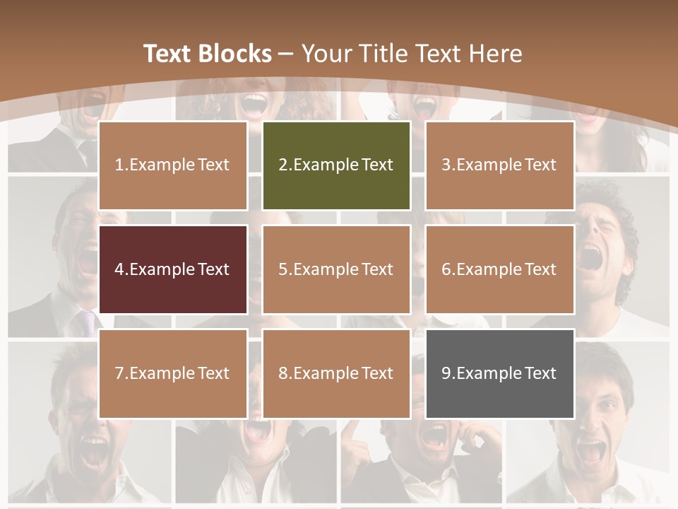 Senior Rage Fury PowerPoint Template