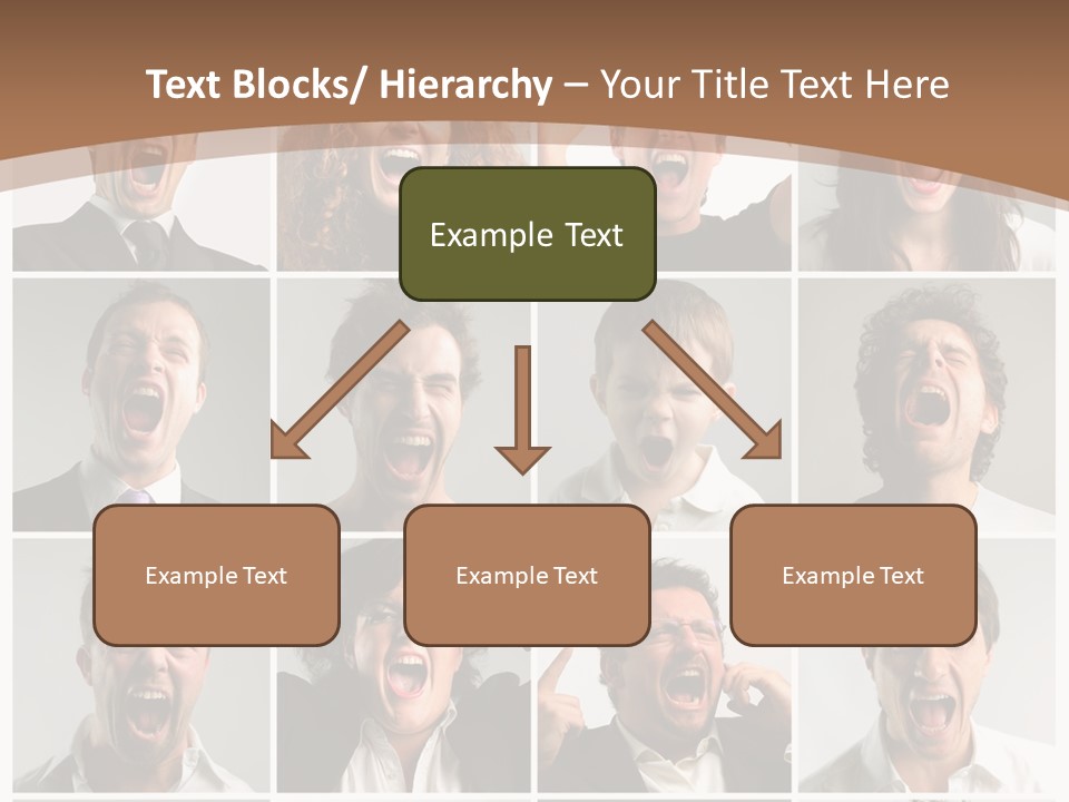 Senior Rage Fury PowerPoint Template