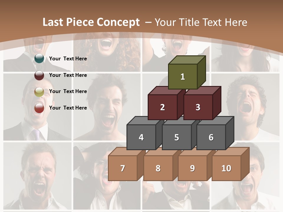 Senior Rage Fury PowerPoint Template