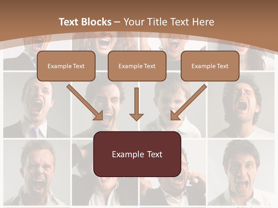 Senior Rage Fury PowerPoint Template