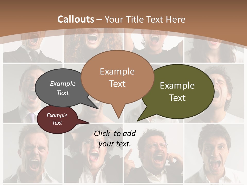 Senior Rage Fury PowerPoint Template