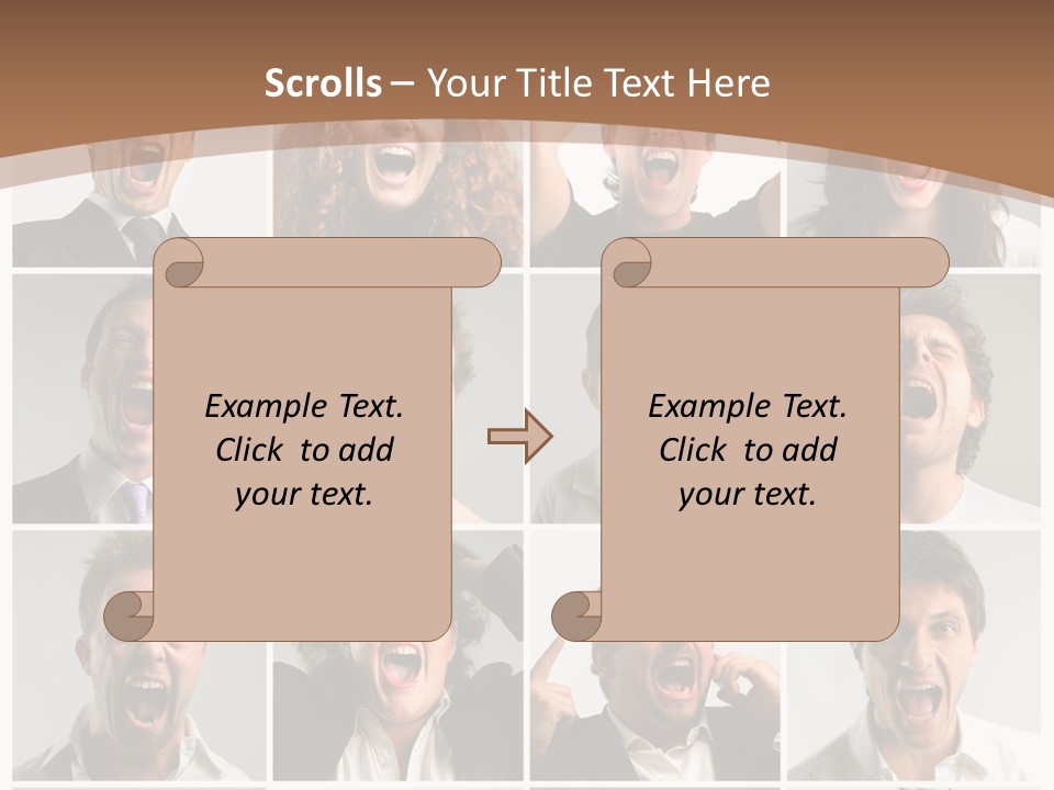 Senior Rage Fury PowerPoint Template
