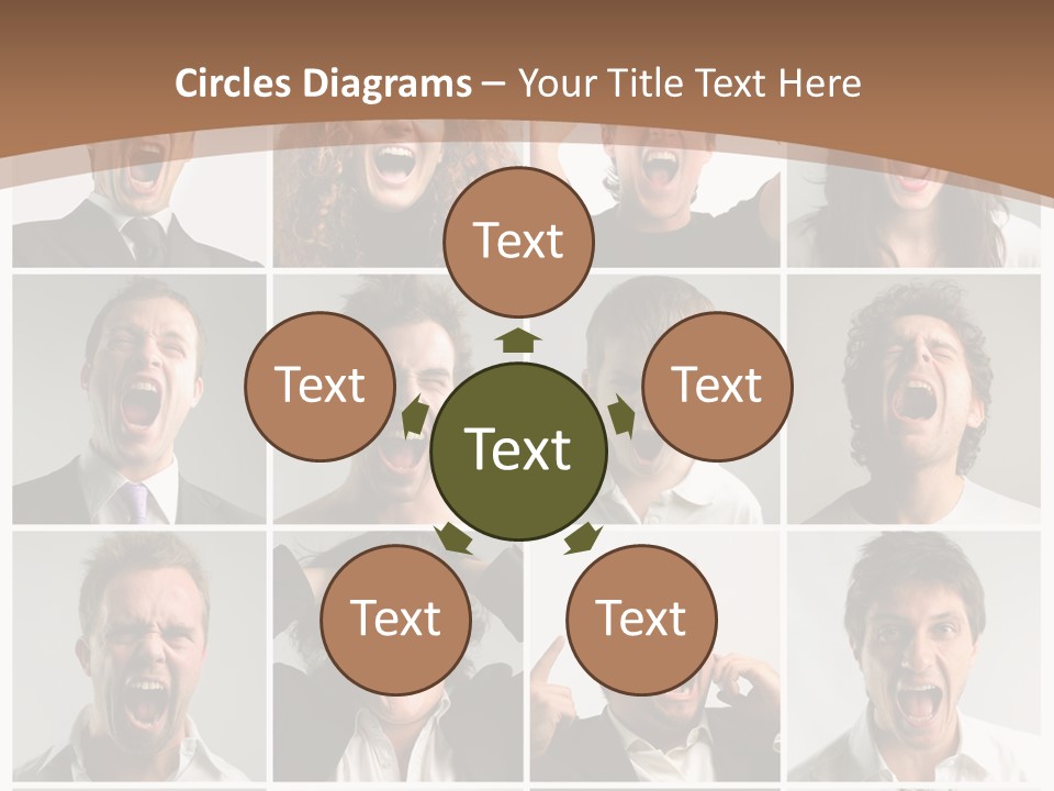 Senior Rage Fury PowerPoint Template