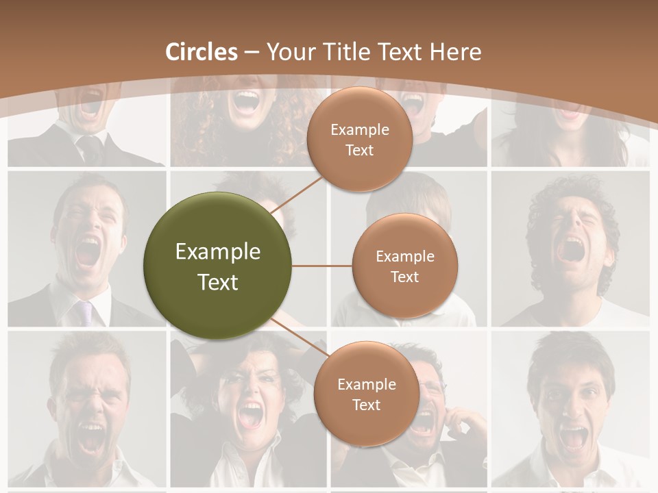 Senior Rage Fury PowerPoint Template