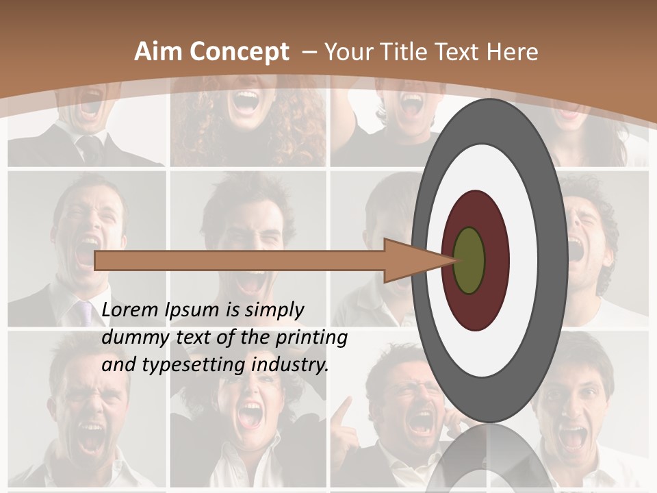 Senior Rage Fury PowerPoint Template