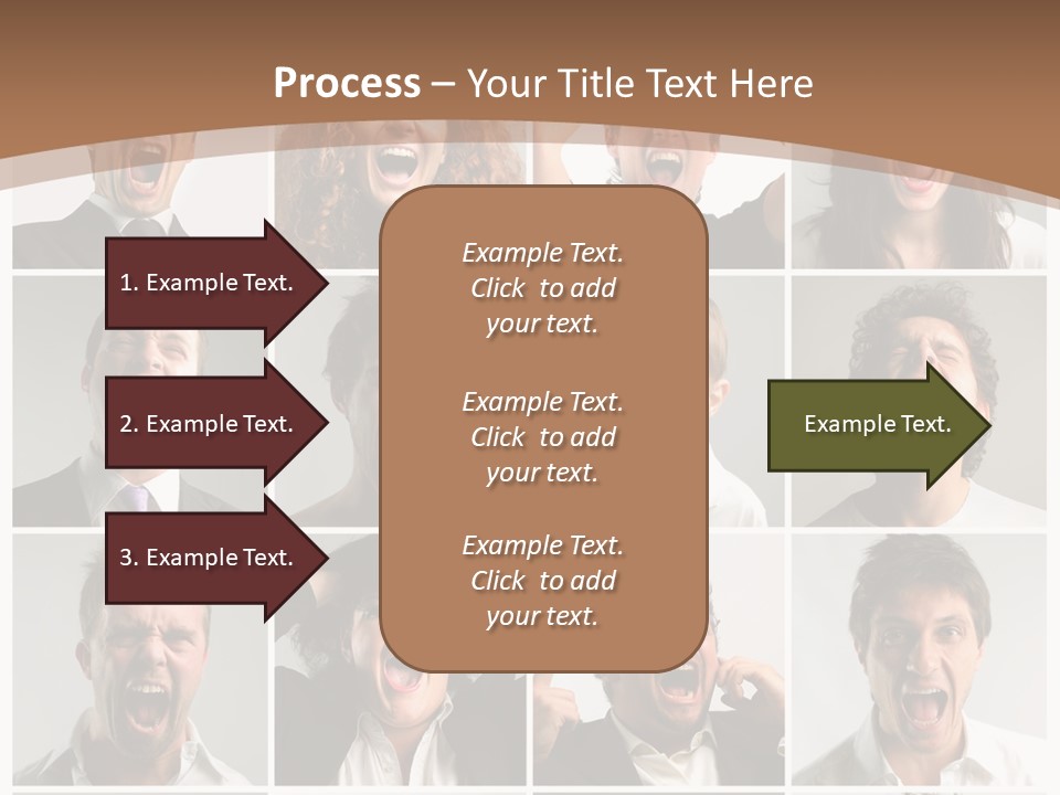 Senior Rage Fury PowerPoint Template