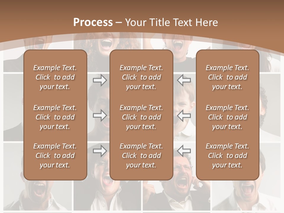 Senior Rage Fury PowerPoint Template