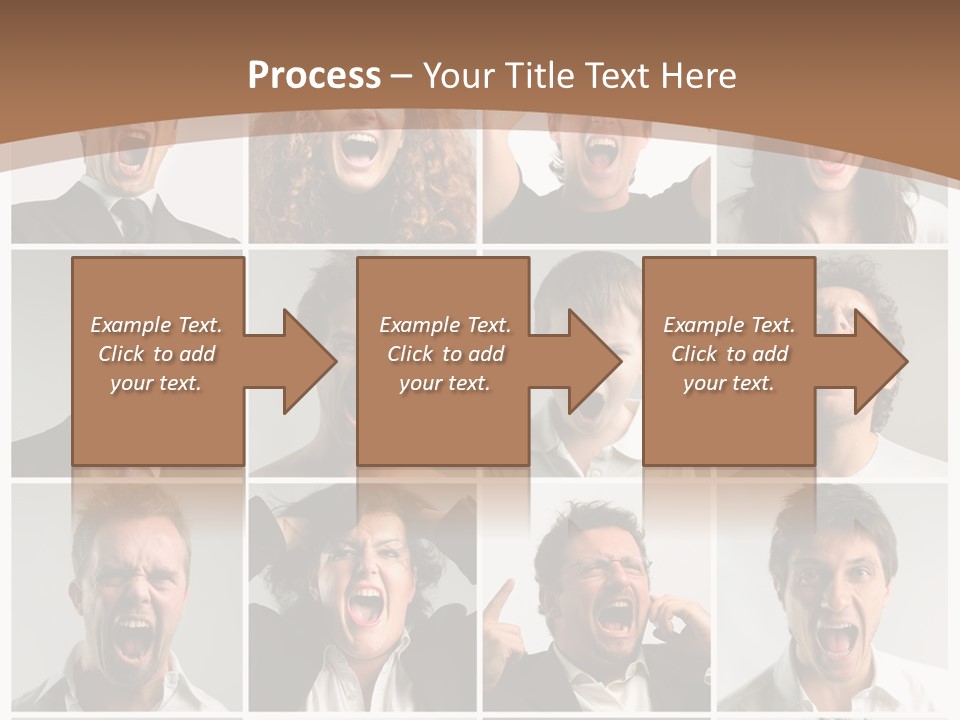 Senior Rage Fury PowerPoint Template