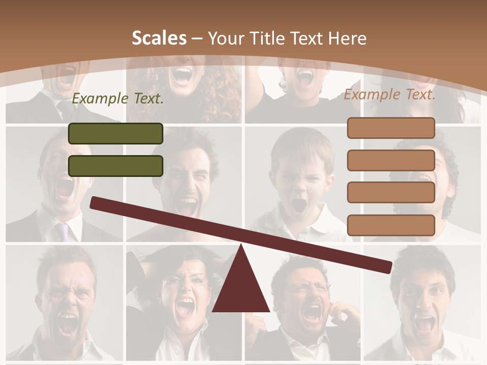 Senior Rage Fury PowerPoint Template